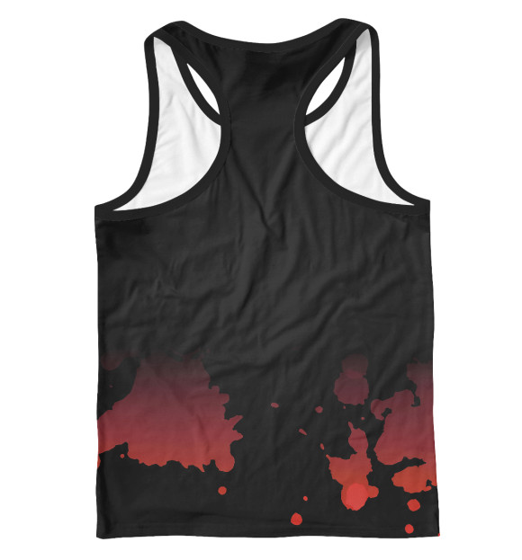 Мужская майка-борцовка с притом Inverted Peace Sign цвета Белый Мужская майка-борцовка с изображением Inverted Peace Sign цвета Белый