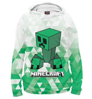 Худи для девочки Minecraft Creeper Logo