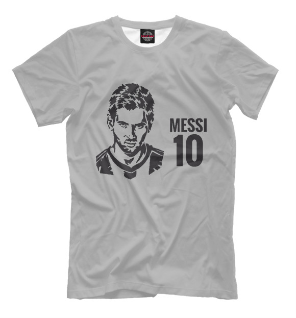 Футболка для мальчиков с изображением Messi 10 цвета Белый
