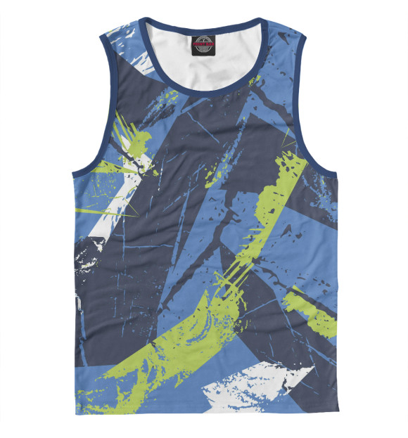 Майка для мальчика с изображением Спортивный стиль цвета Белый