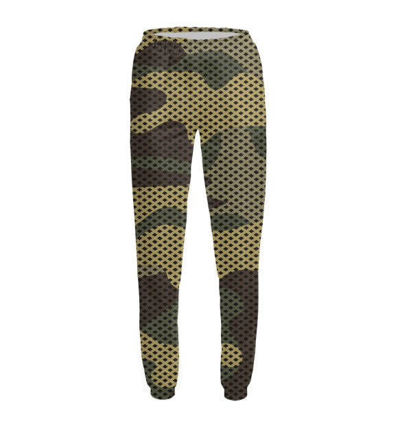 Женские спортивные штаны с изображением Дед the best цвета Белый