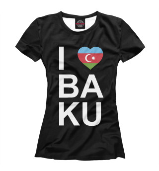 Женская футболка Baku