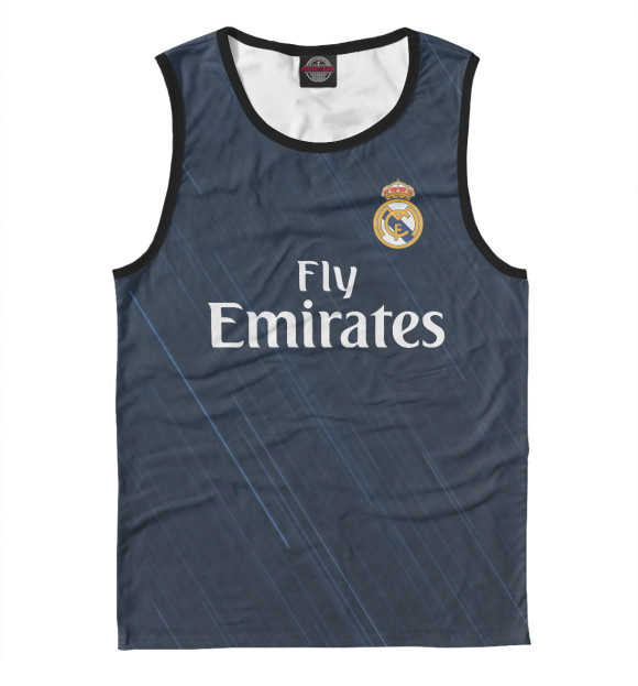 Майка для мальчика с изображением Real Madrid цвета Белый