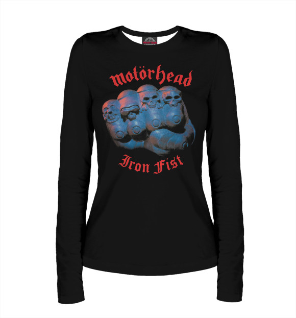 Женский лонгслив с изображением Motorhead цвета Белый