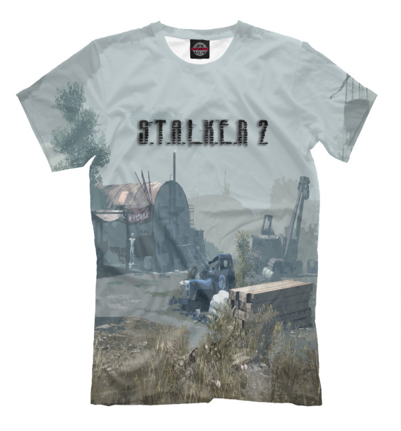 Футболка для мальчиков с изображением STALKER 2 цвета Белый