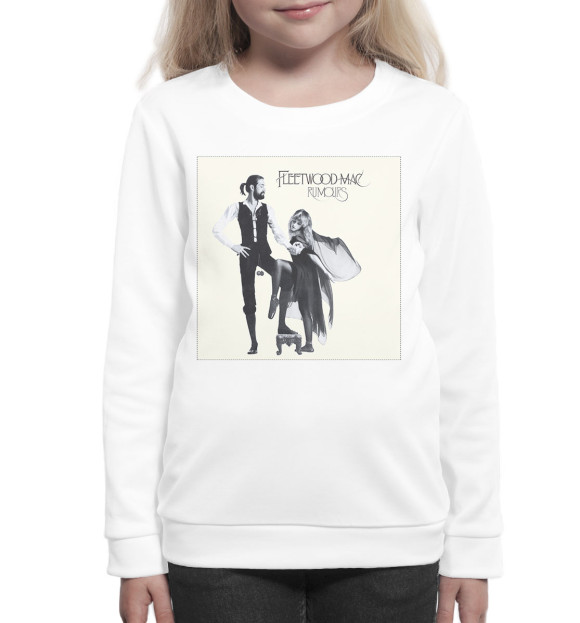 Свитшот для девочек с изображением Rumours - Fleetwood Mac цвета Белый