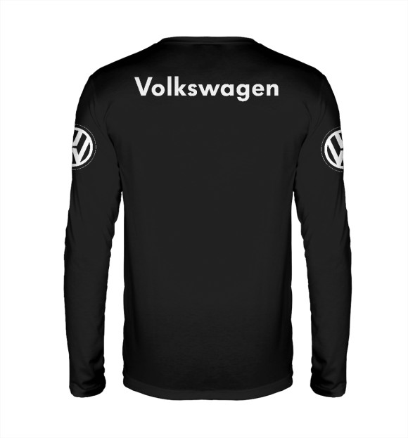 Мужской лонгслив с изображением Volkswagen цвета Белый