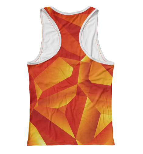 

Майки борцовки Print Bar, Белый, Orange Abstract