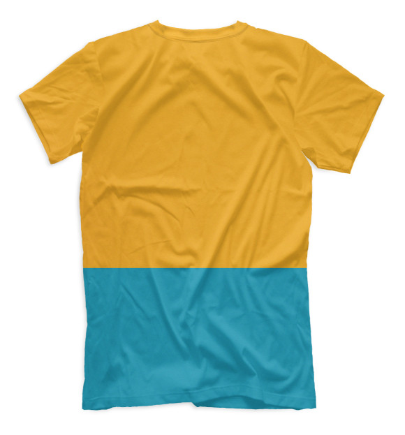 Мужская футболка с изображением 100% рыбак цвета Белый