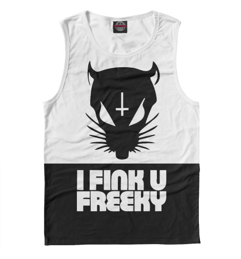 

Майки Print Bar, Белый, i fink u freeky