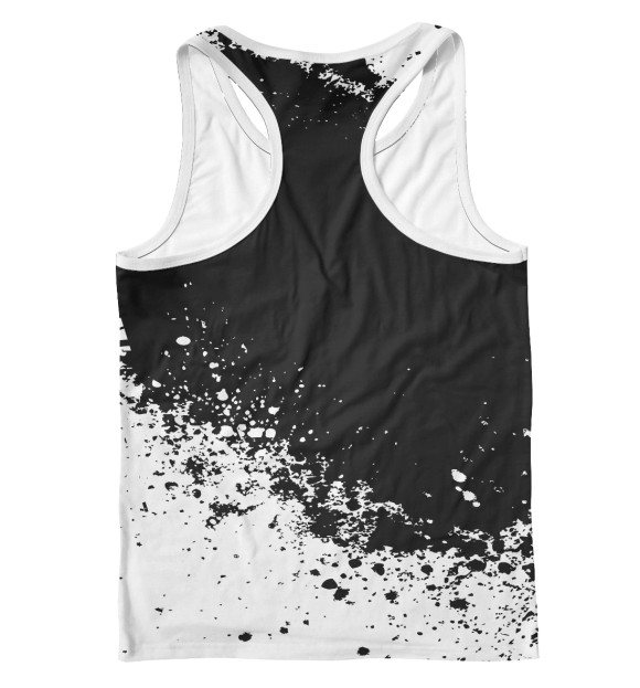 Мужская майка-борцовка с изображением Lada abstract sport uniform цвета Белый