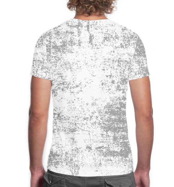 Мужская футболка с изображением Рожден быть идеалом — 1969 цвета Белый