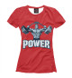 Женская футболка Power