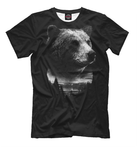 Футболки Print Bar Медведь футболки print bar медведь в наушниках