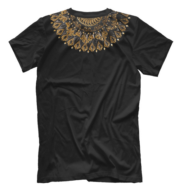 Мужская футболка с изображением GoldMandala цвета Белый