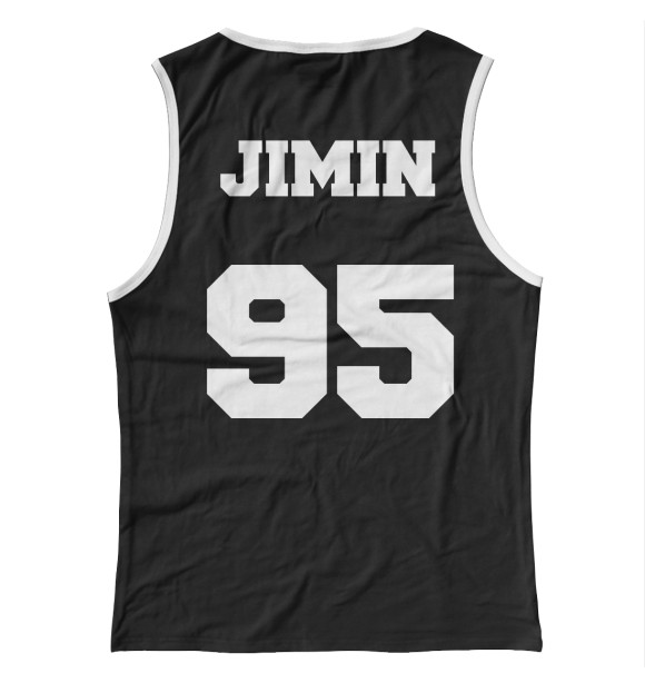 Майка для девочки с изображением Jimin 95 цвета Белый