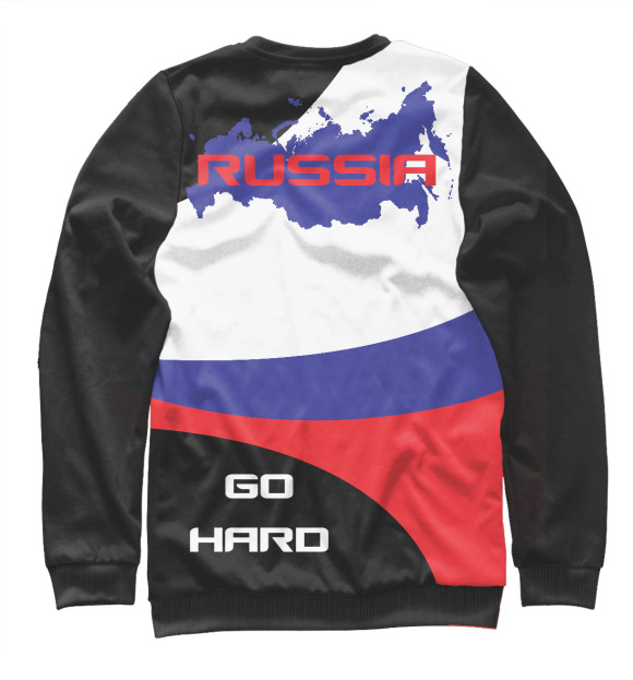 Женский свитшот с изображением ГИРЕВОЙ СПОРТ цвета Белый