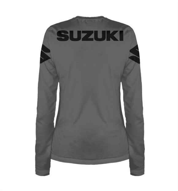 Женский лонгслив с изображением Suzuki цвета Белый