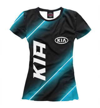 Женская футболка KIA Неоновые Лампы