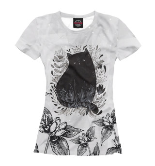 Женская футболка Elegant Cat