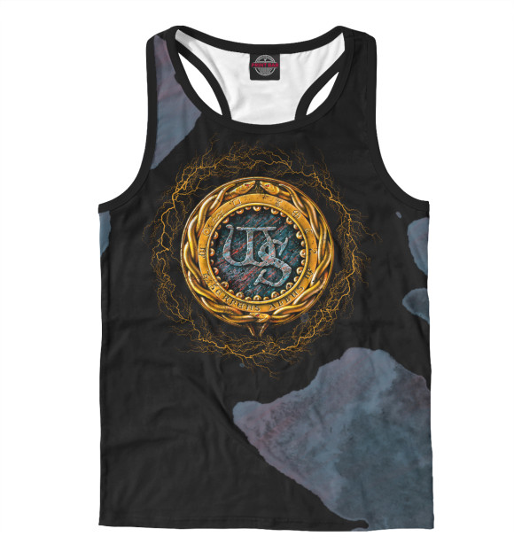 Мужская майка-борцовка с изображением Whitesnake цвета Белый