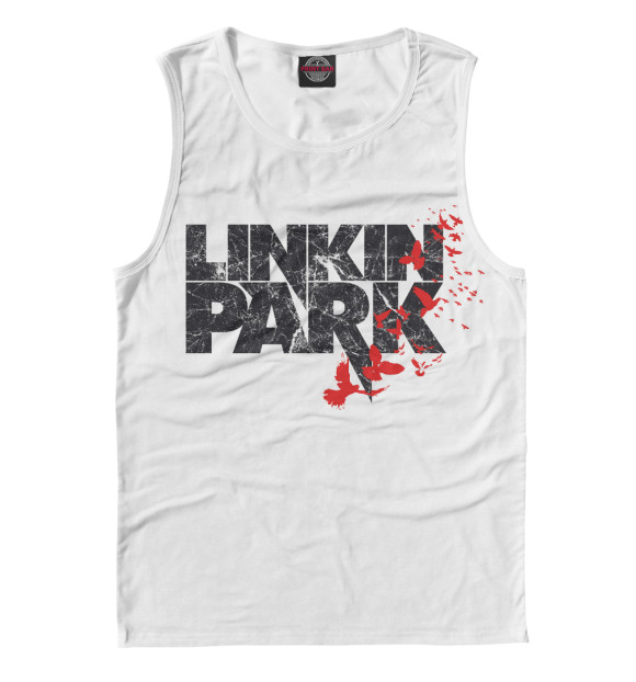 Майка для мальчика с изображением Linkin Park цвета Белый