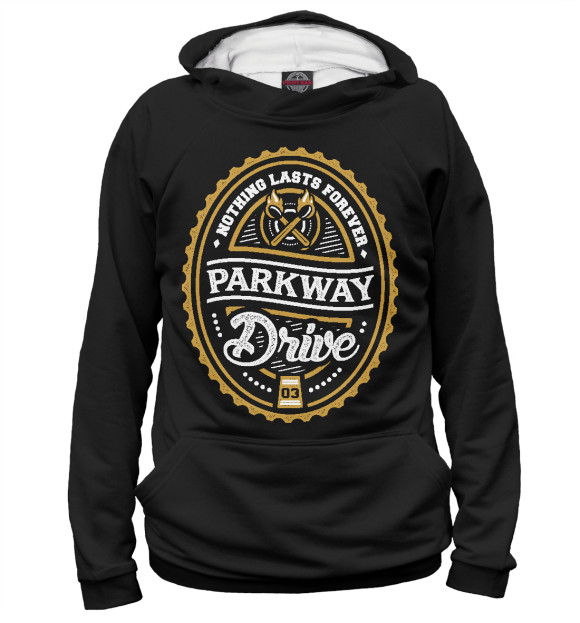 Женское худи с изображением Parkway Drive цвета Белый
