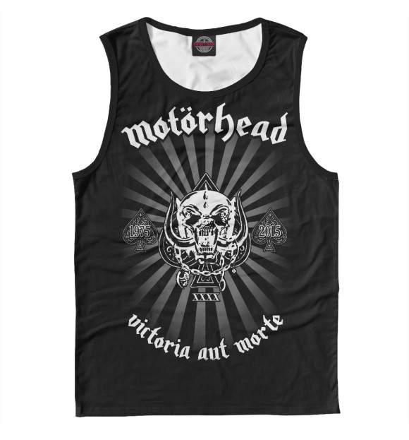 Мужская майка с изображением Motorhead цвета Белый