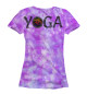 Женская футболка Йога - медитация