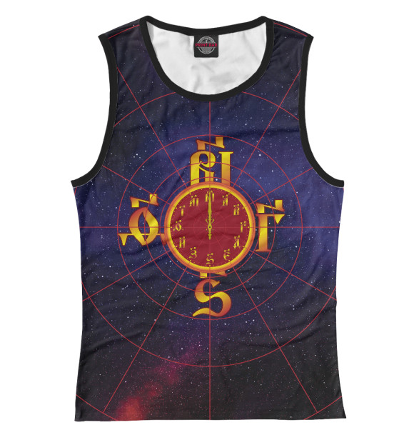 Майка для девочки с изображением Суздальские часы цвета Белый