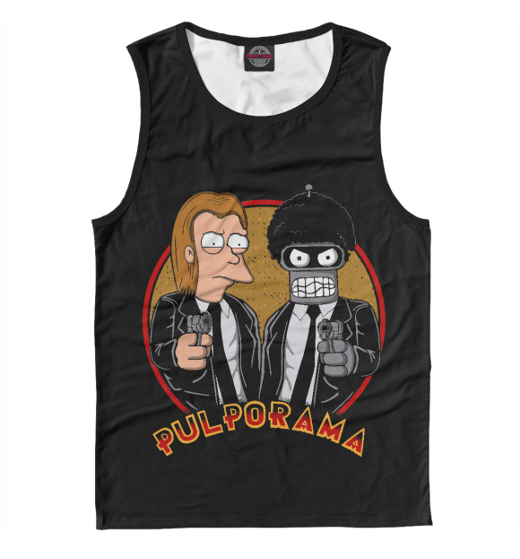 Майка для мальчика с изображением Pulporama цвета Белый