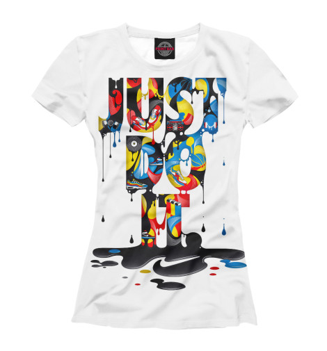 

Футболки Print Bar, Белый, Just Do It