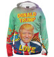 Мужское худи Дональд Трамп