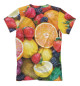 Мужская футболка Фрукты и ягоды