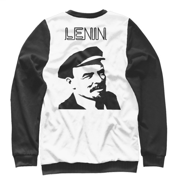 Свитшот для мальчиков с изображением LENIN цвета Белый