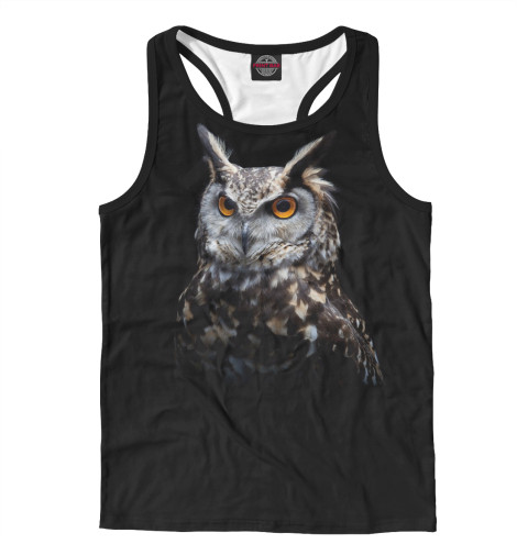 

Майки борцовки Print Bar, Белый, Сова