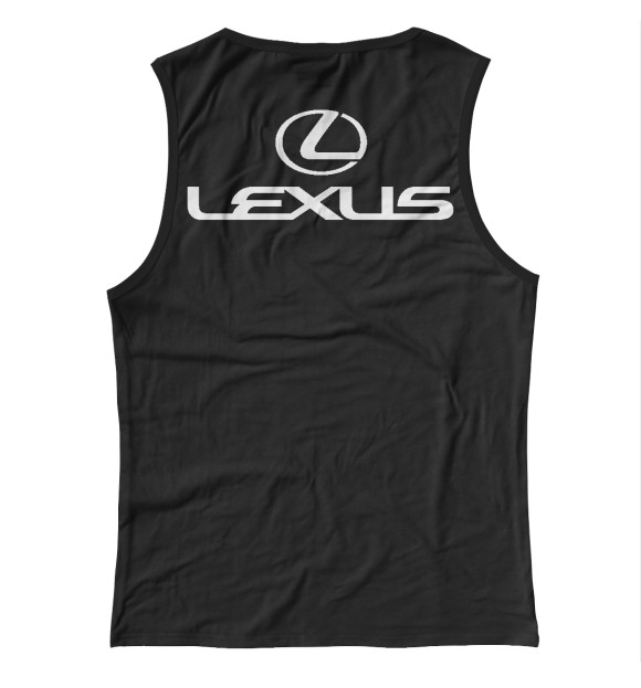 Майка для девочки с изображением Lexus цвета Белый