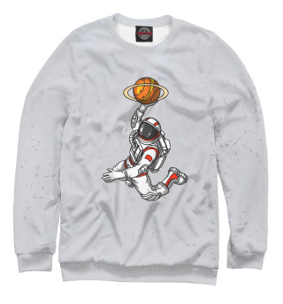 Женский свитшот Basketball Astronaut Space