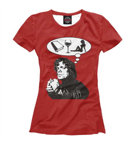 

Футболки Print Bar, Белый, Мысли Тириона