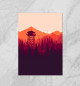 Плакат Watchtower in evening