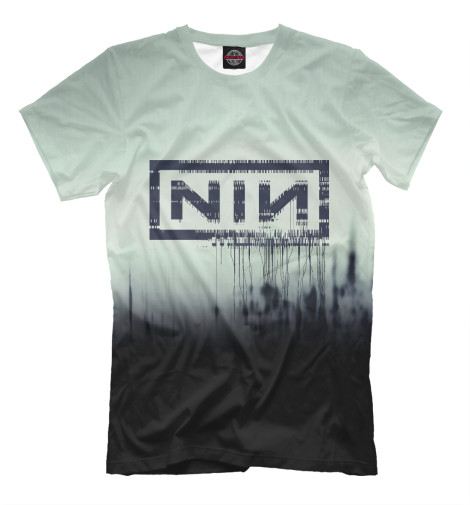 

Футболки Print Bar, Бежевый, Nine Inch Nails