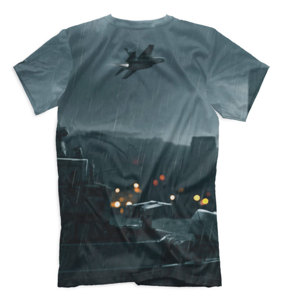 Мужская футболка с изображением Battlefield 4 цвета Белый