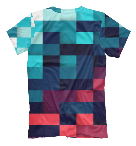 Футболка для мальчиков с изображением Pixel color цвета Белый