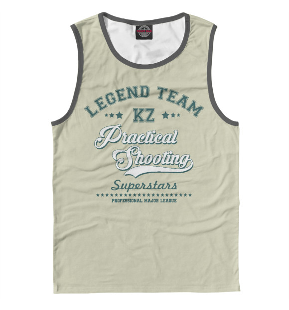 Майка для мальчика с изображением Legend Team цвета Белый