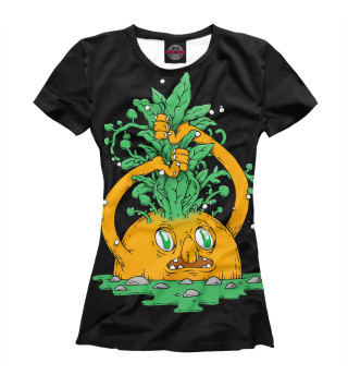 Женская футболка Морковка