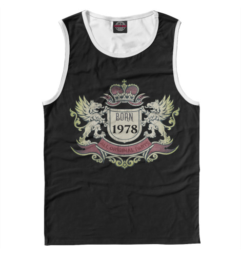 

Майки Print Bar, Белый, BORN 1978