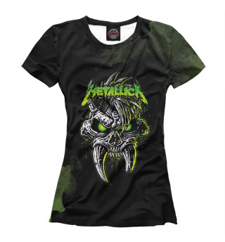 Женская футболка Metallica