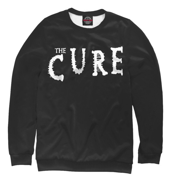 Мужской свитшот с изображением The Cure цвета Белый