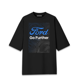 Женская футболка оверсайз Форд - Линии