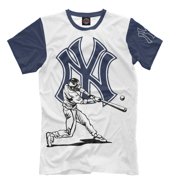 Футболка для мальчиков с изображением New York Yankees цвета Белый